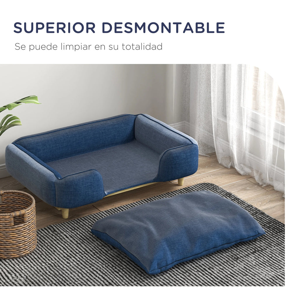 Canapé surélevé pour grand chien, coussin lavable