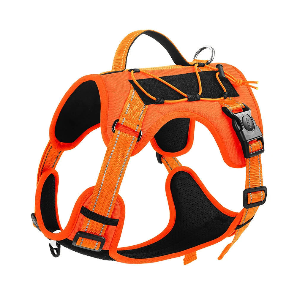 Dog Tactical Chest Harness Multifunctional Undershirt Reflective Dog Chest Harness Explosion-Proof Dog Chest Harness
