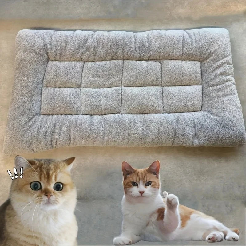 Tapis épais en peluche pour cage
