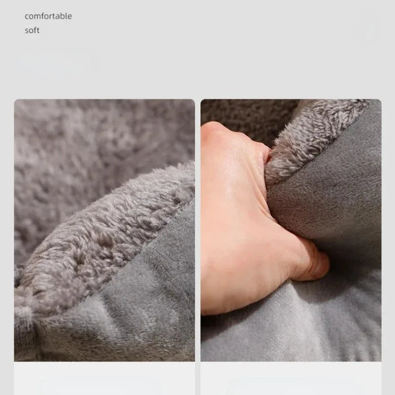 Coussin rectangulaire en peluche