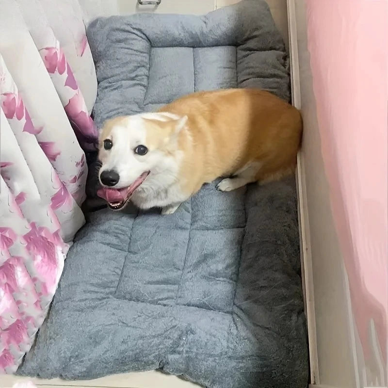 Tapis épais en peluche pour cage