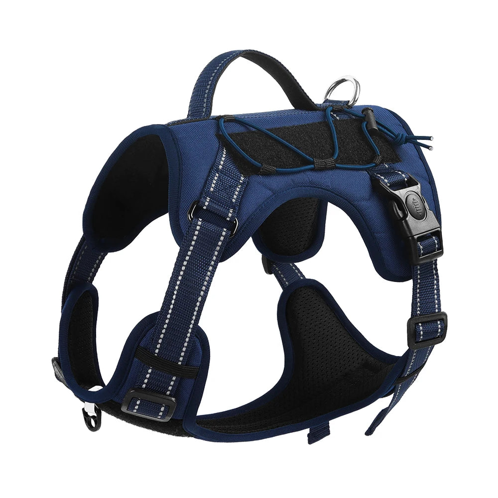 Dog Tactical Chest Harness Multifunctional Undershirt Reflective Dog Chest Harness Explosion-Proof Dog Chest Harness