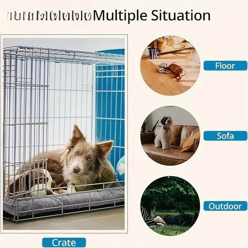 Tapis épais en peluche pour cage