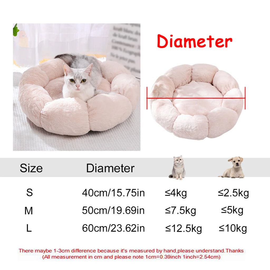 Panier rond moelleux en peluche