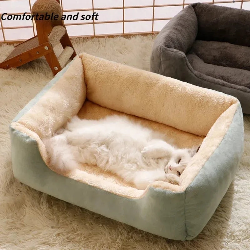 Coussin rectangulaire en peluche