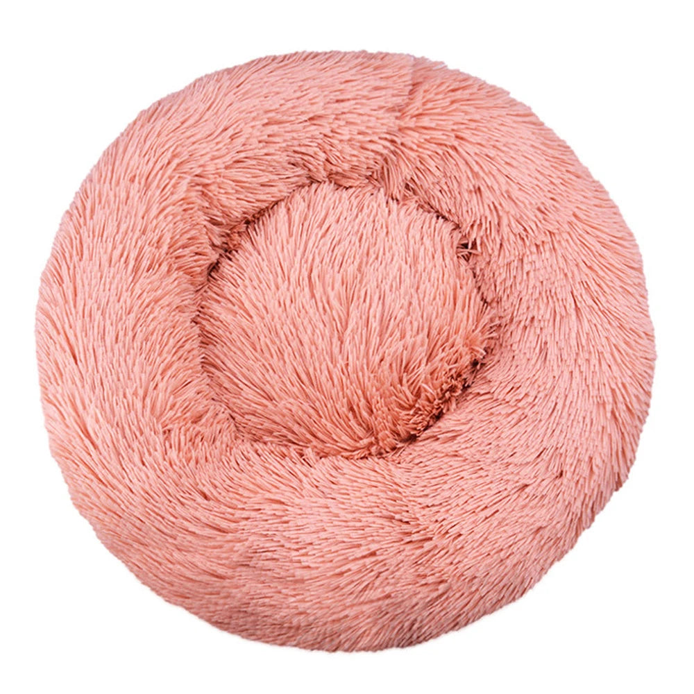 Panier rond moelleux en peluche