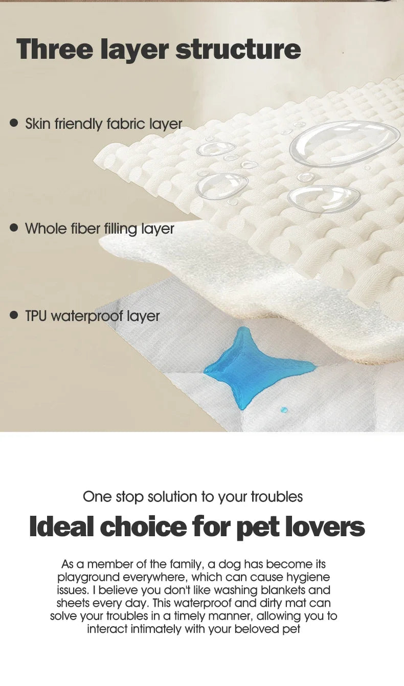 Protège-canapé matelassé imperméable