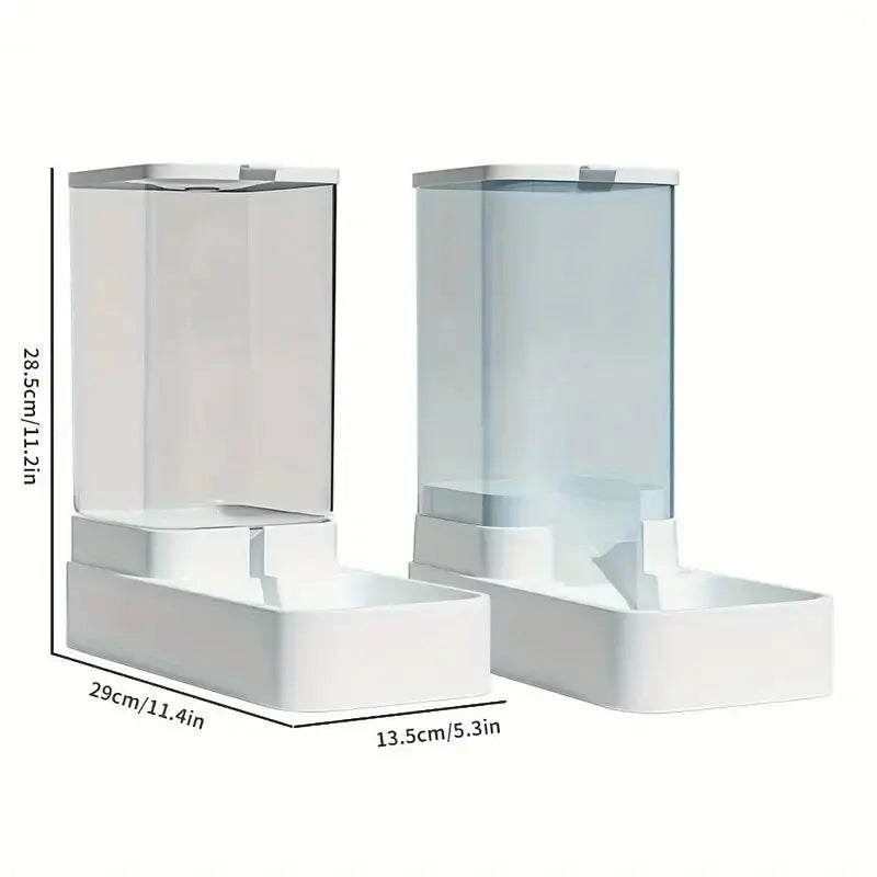 Distributeur de croquettes et d'eau par gravité