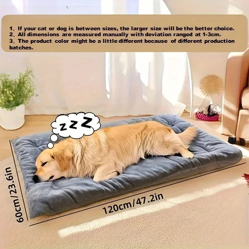 Tapis épais en peluche pour cage