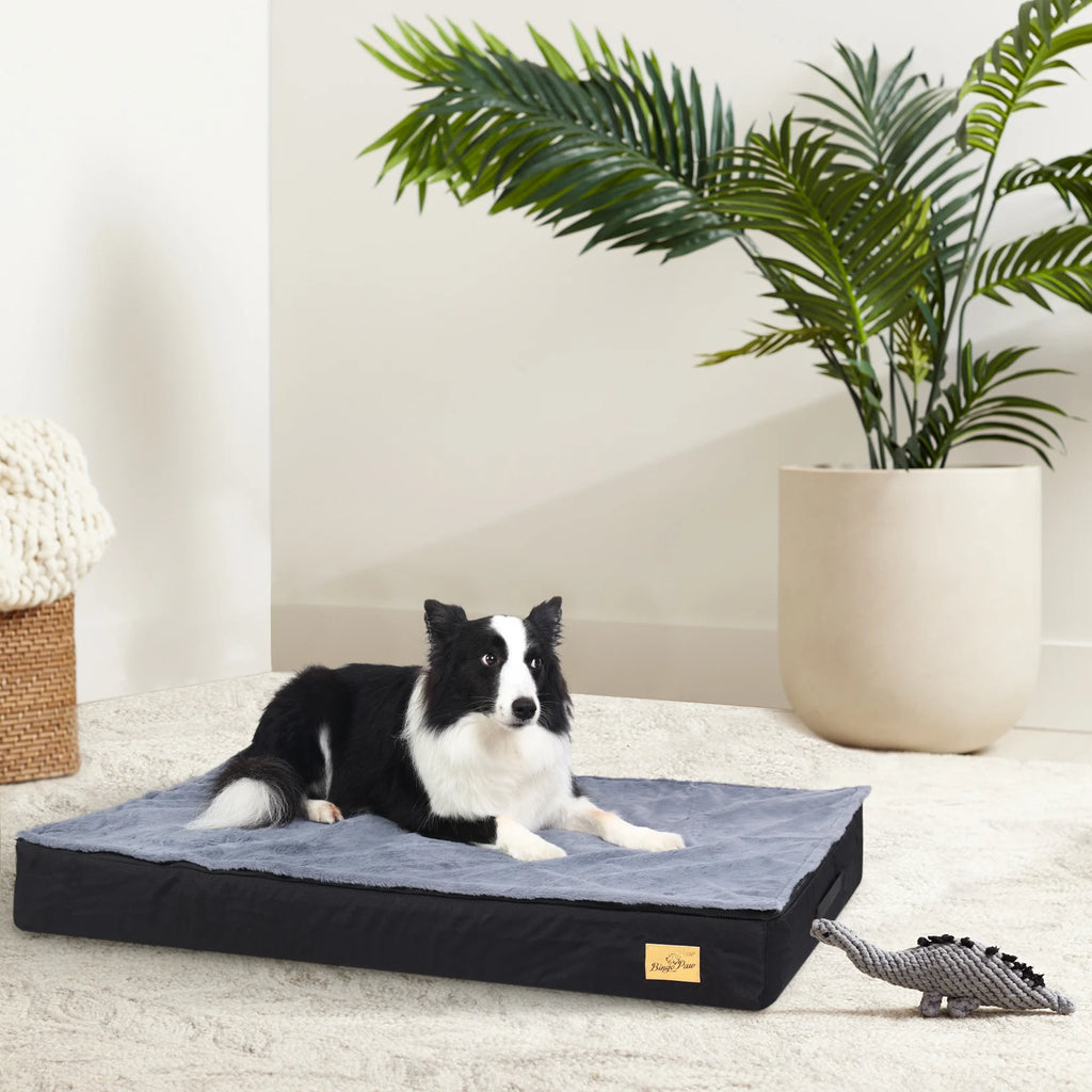 Matelas épais en mousse, housse peluche amovible