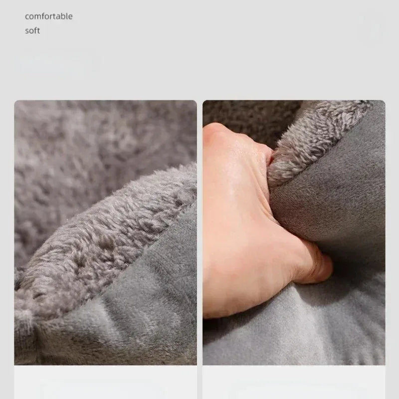 Coussin rectangulaire en peluche