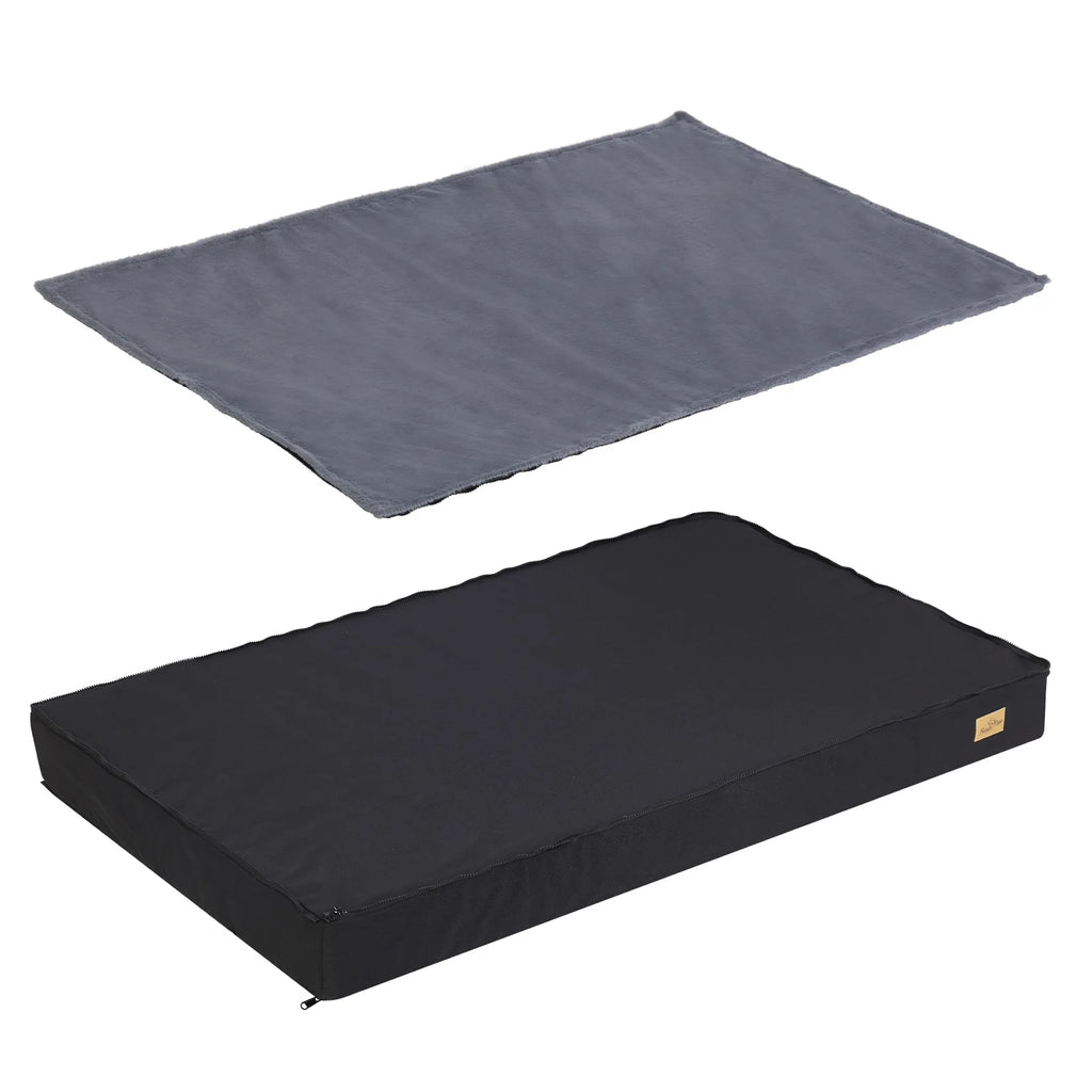 Matelas épais en mousse, housse peluche amovible