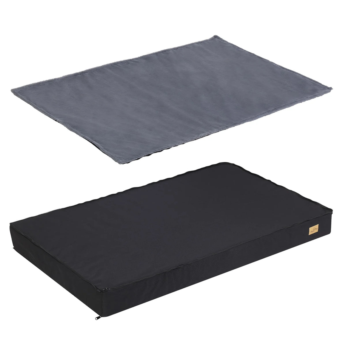 Matelas épais en mousse, housse peluche amovible
