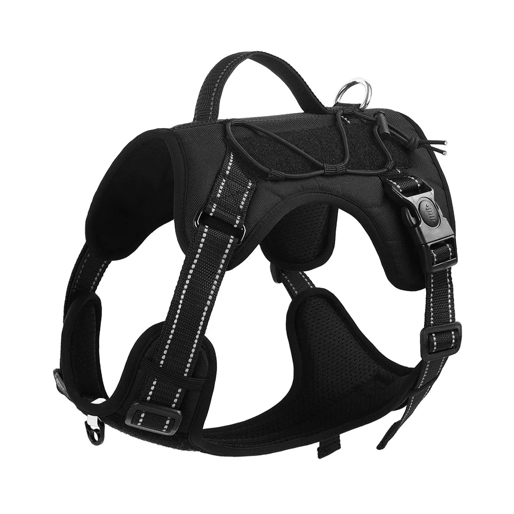 Dog Tactical Chest Harness Multifunctional Undershirt Reflective Dog Chest Harness Explosion-Proof Dog Chest Harness