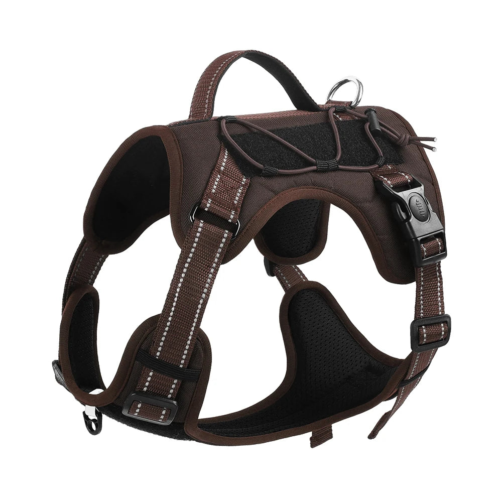 Dog Tactical Chest Harness Multifunctional Undershirt Reflective Dog Chest Harness Explosion-Proof Dog Chest Harness